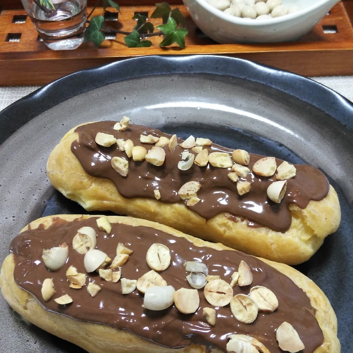 鬼のこん棒みたいな*きな粉クリームの節分エクレア